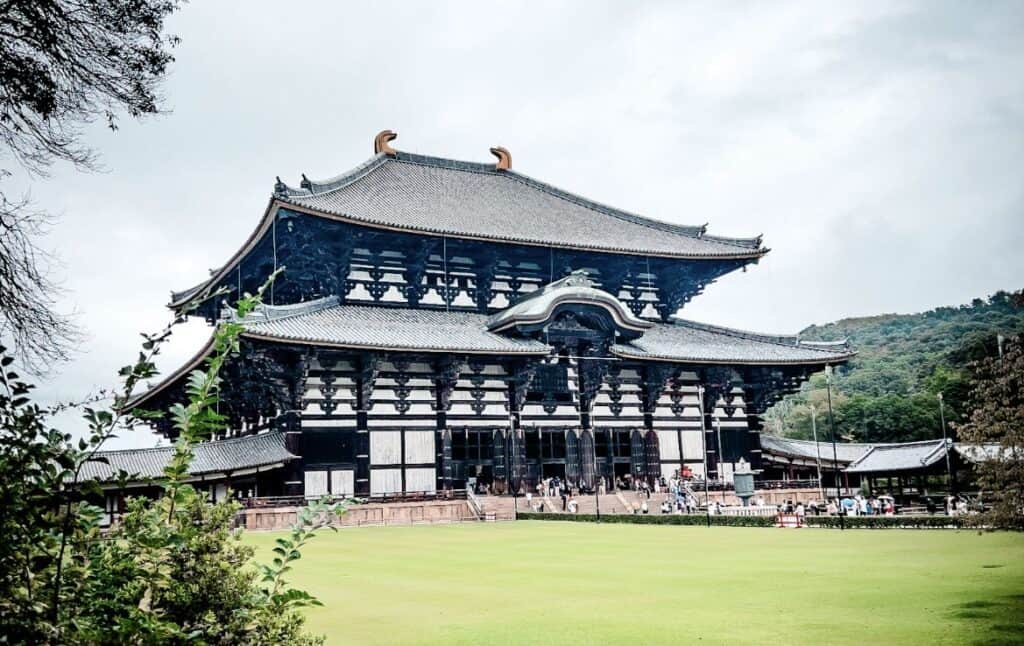 Todaiji temple in Nara, Japan. Featured in Nara Japan tourist spots blog.
